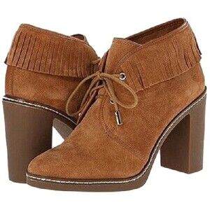 NEW TORY BURCH Hilary 100mm Fringe Booties (Size 5 M) - MSRP $395.00!